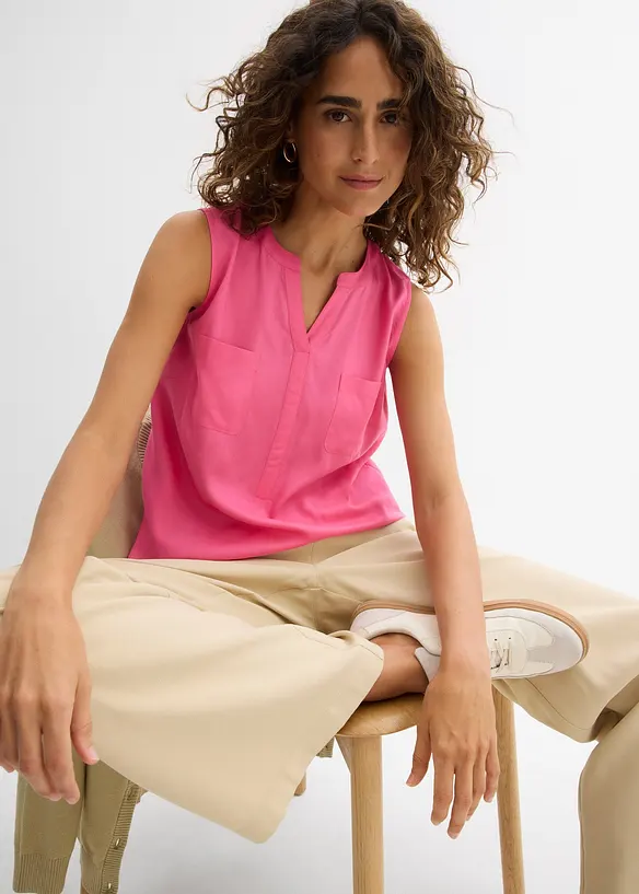 Blousetop van soepele viscose, bonprix