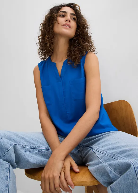 Blousetop van soepele viscose, bonprix