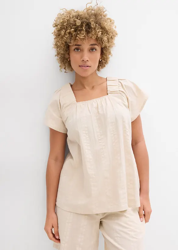 Tuniek van seersucker katoen, bonprix