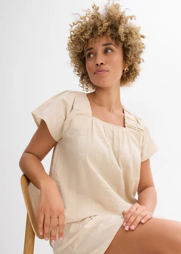 Tuniek van seersucker katoen, bonprix