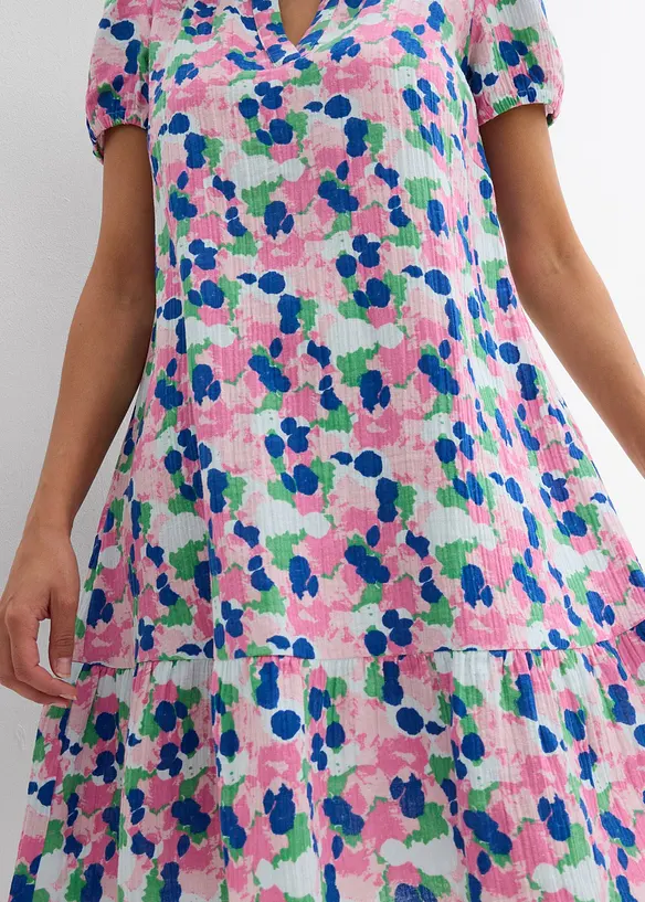 Jurk van zachte mousseline, bonprix