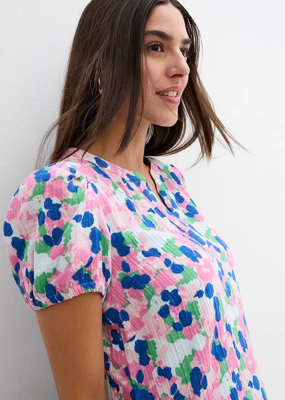Jurk van zachte mousseline, bonprix