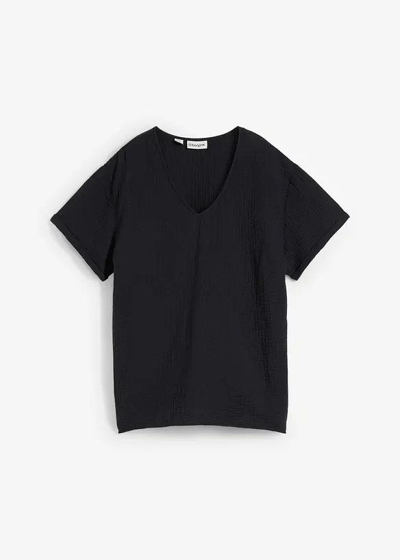 Shirt tuniek van zachte mousseline, bonprix