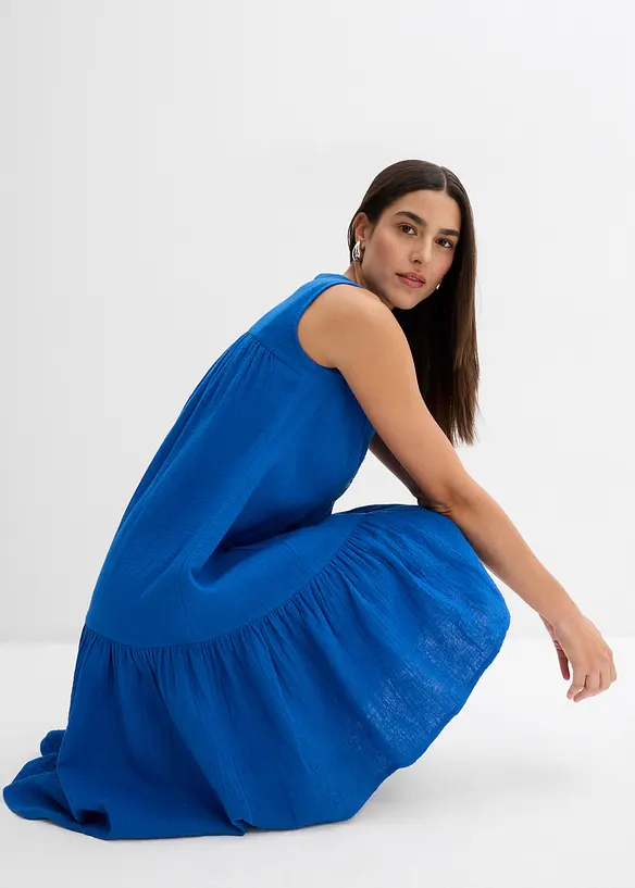 Jurk van luchtige mousseline, bonprix