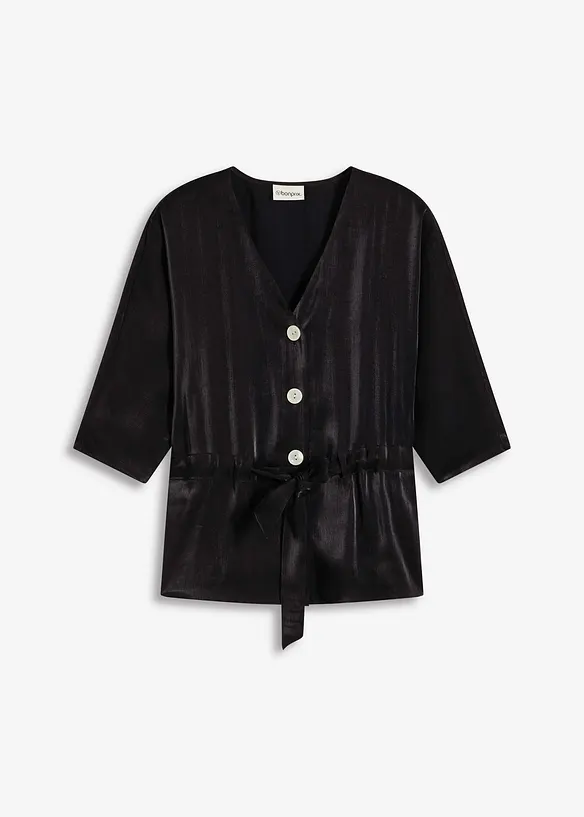 Blouse met ceintuur, bonprix