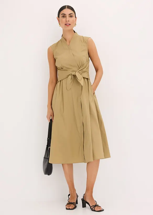 Jurk met strikdetail, bonprix