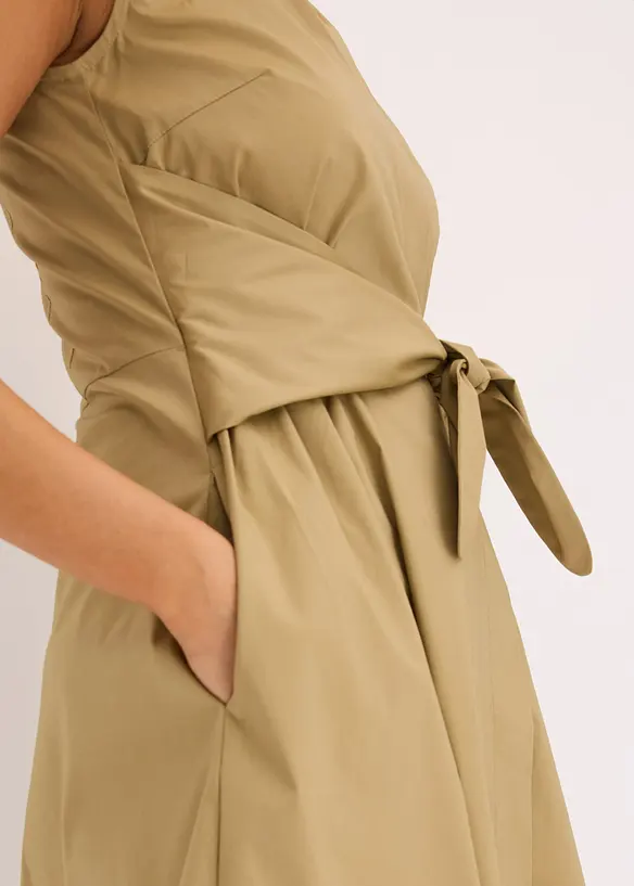 Jurk met strikdetail, bonprix