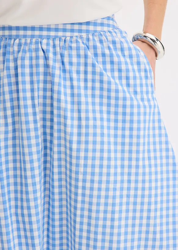 Midi rok van puur katoen, bonprix