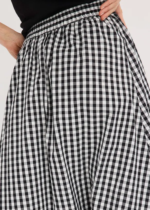 Midi rok van puur katoen, bonprix