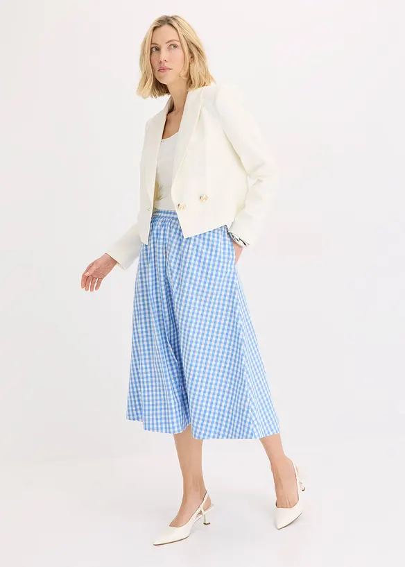 Midi rok van puur katoen, bonprix