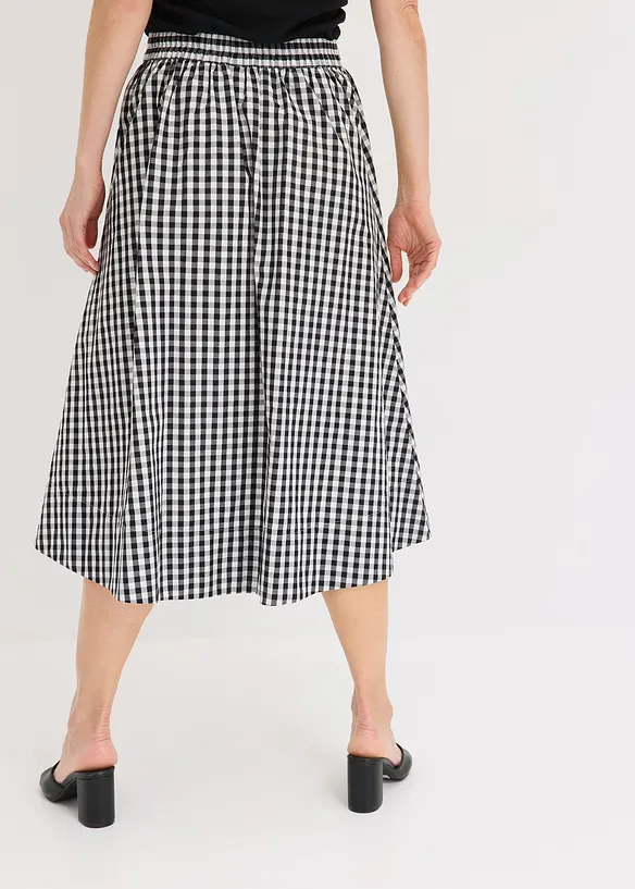 Midi rok van puur katoen, bonprix