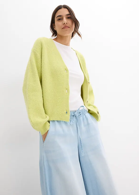 Top van zachte viscose (set van 2), bonprix