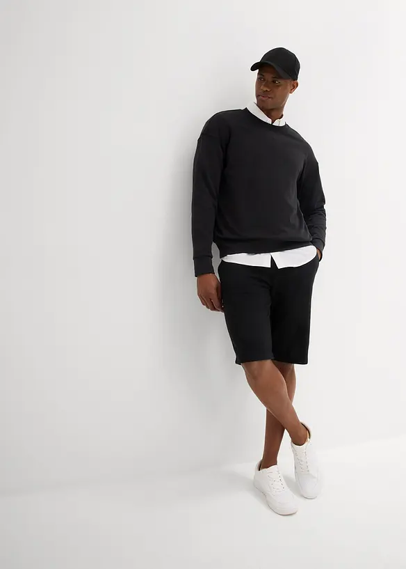 Sweat bermuda (set van 2), bonprix