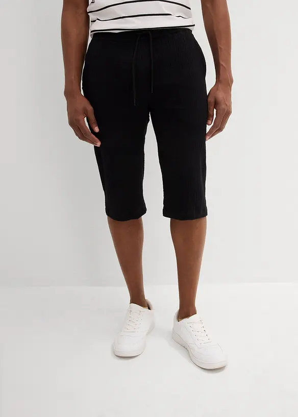 Lange bermuda van luchtige mousseline, loose fit, bonprix