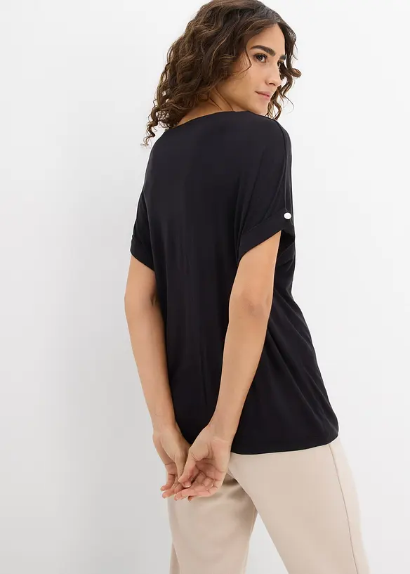 Shirt van vloeiende viscosemix, bonprix