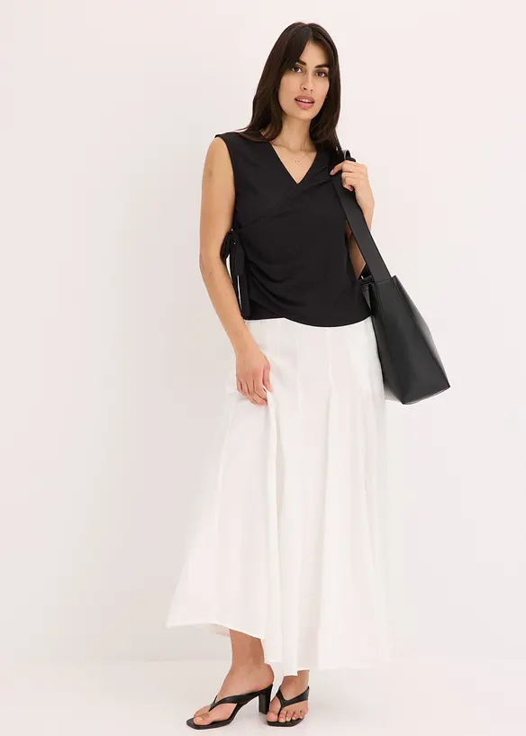 Shirt van jersey in wikkellook, bonprix