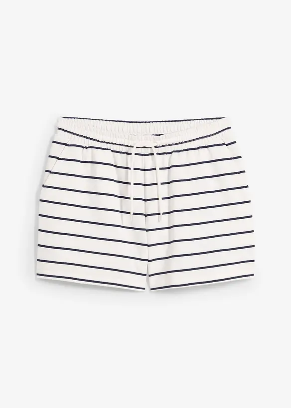 Sweat short in een katoen-wolmix, bonprix