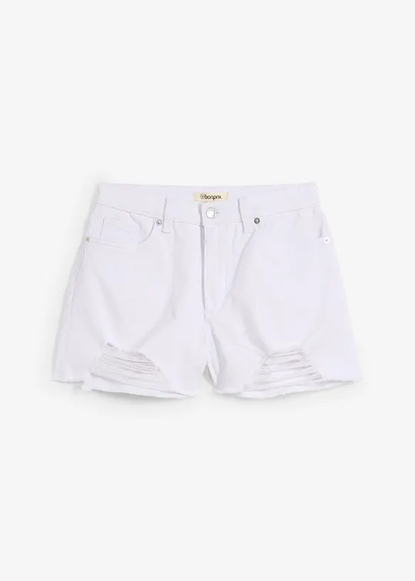 High waist short van twill, bonprix