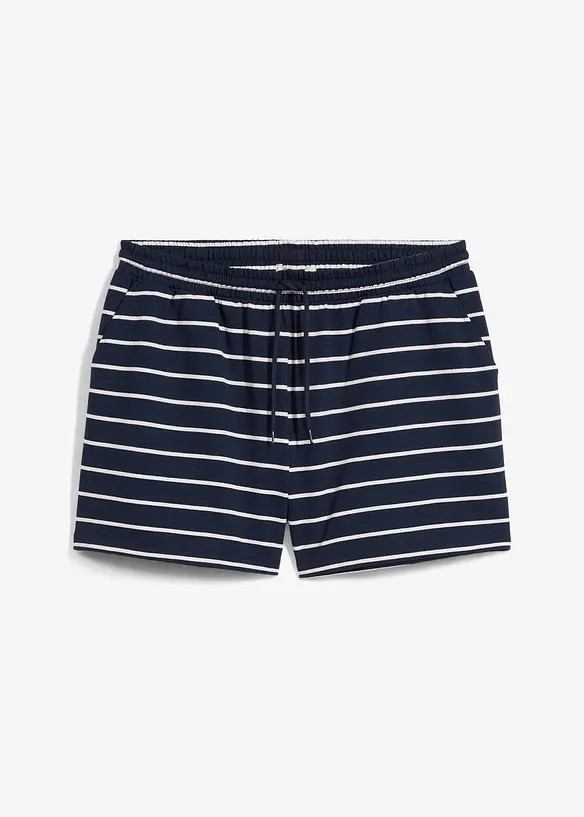 Sweat short in een katoen-wolmix, bonprix