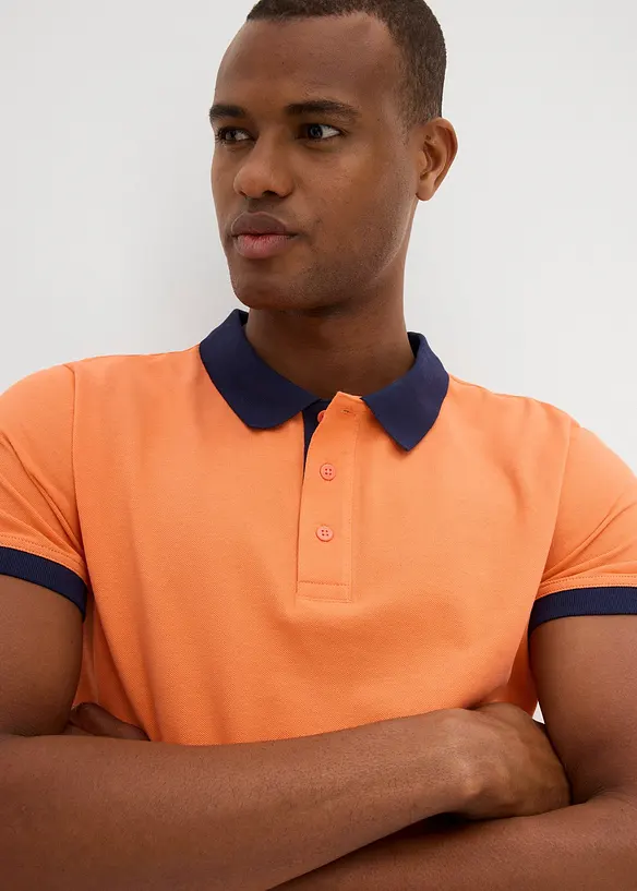 Piqué poloshirt van biologisch katoen, bonprix