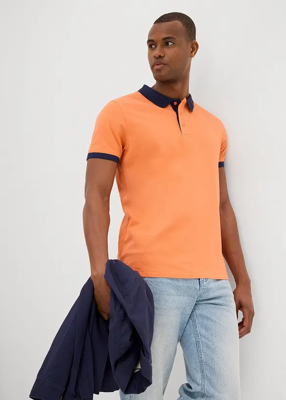 Piqué poloshirt van biologisch katoen, bonprix