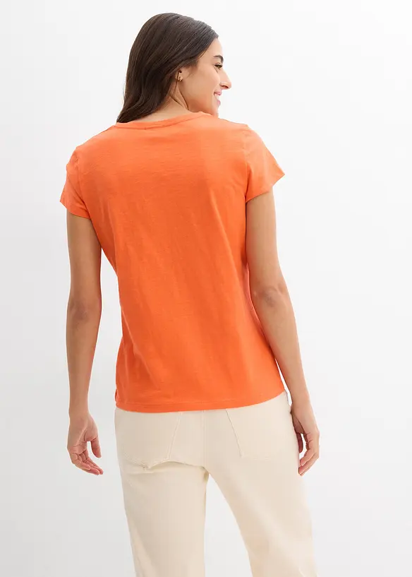 T-shirt van puur biologisch katoen ( set van 2), bonprix