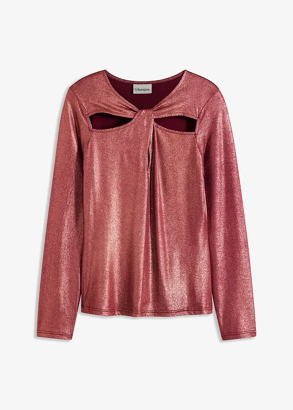Longsleeve met cut-outs, bonprix