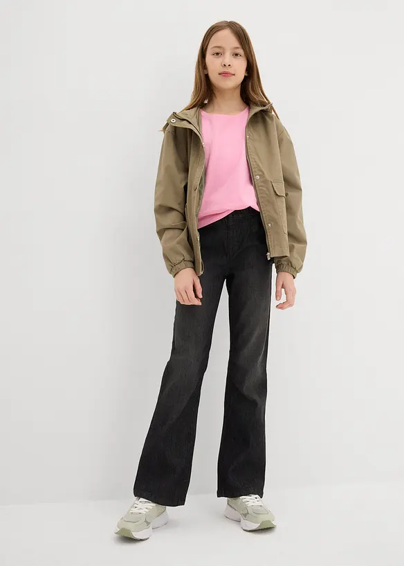 Jegging mid waist, flared, bonprix