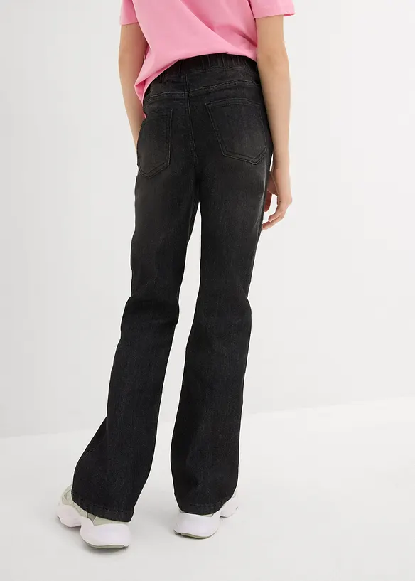 Jegging mid waist, flared, bonprix
