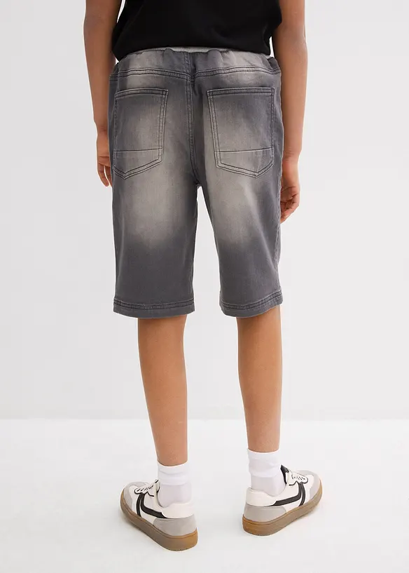 Jongens instap sweat jeans bermuda, regular fit, bonprix