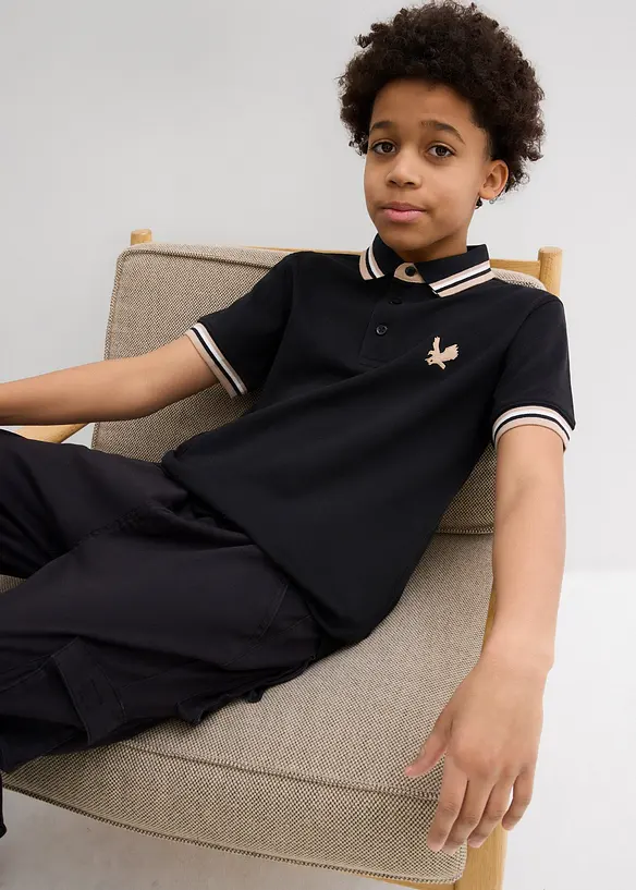 Piqué poloshirt van biologisch katoen, bonprix
