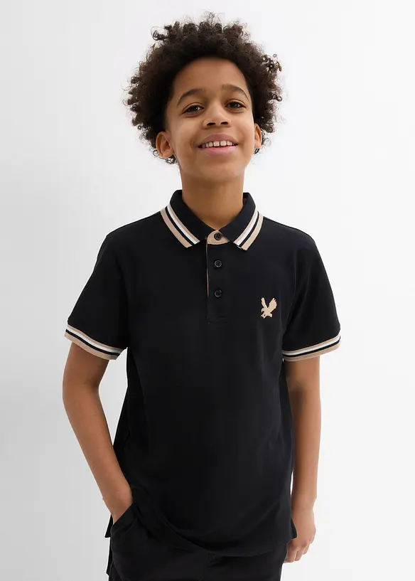 Piqué poloshirt van biologisch katoen, bonprix