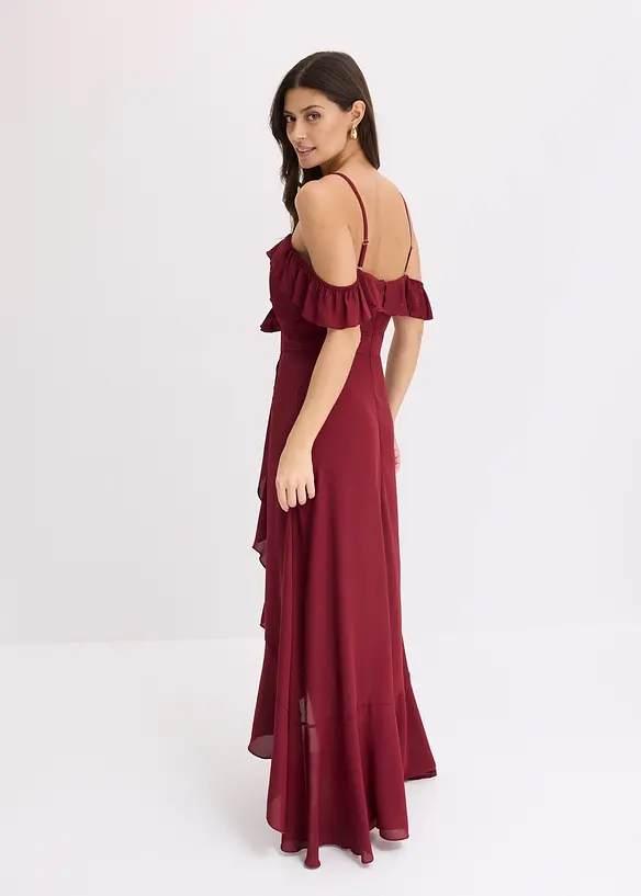 Carmen jurk met volants, bonprix