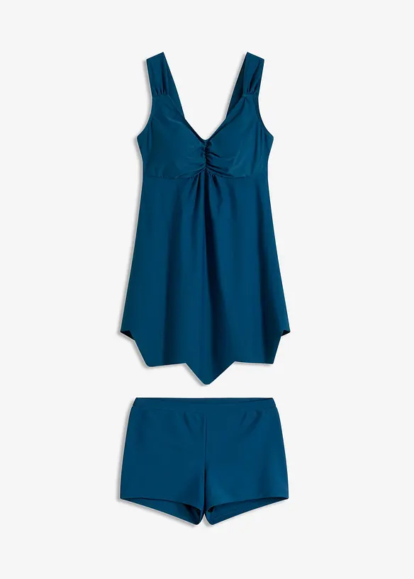 Lange tankini met brede schouderbandjes (2-dlg. set), bonprix