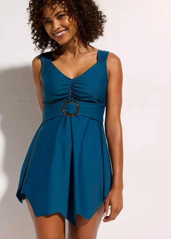 Lange tankini met brede schouderbandjes (2-dlg. set), bonprix