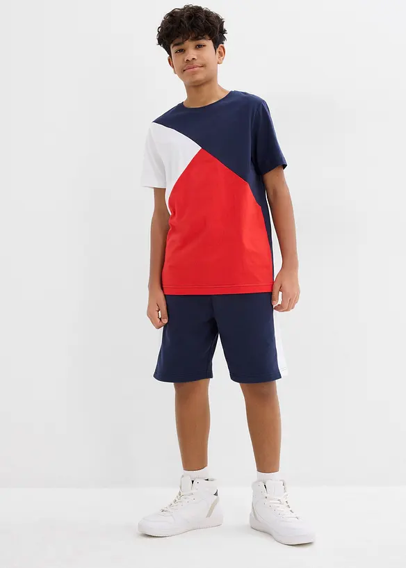 Sweat shirt en bermuda (2-dlg. set), bonprix
