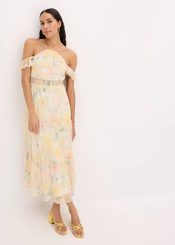 Gedessineerde maxi jurk, bonprix