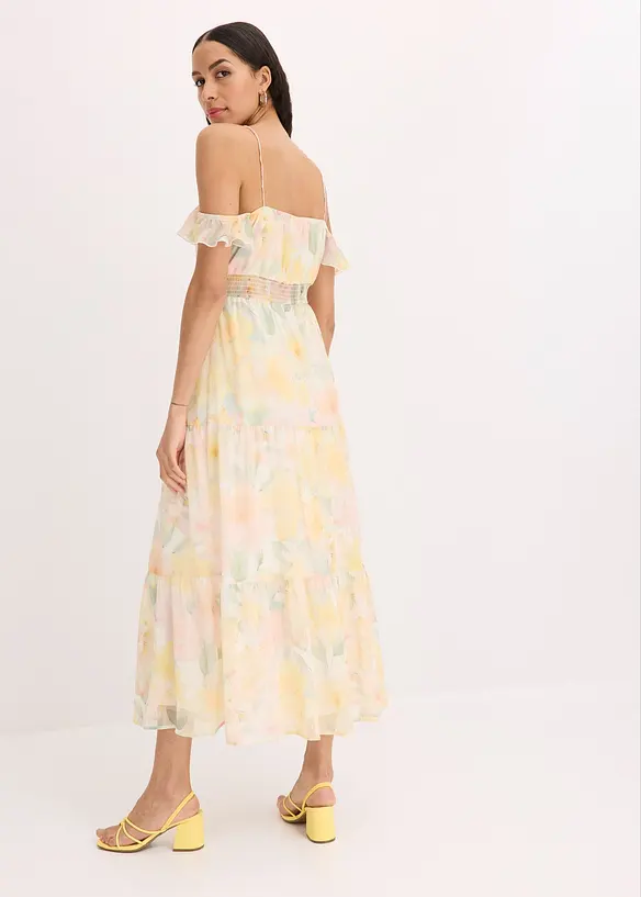 Gedessineerde maxi jurk, bonprix