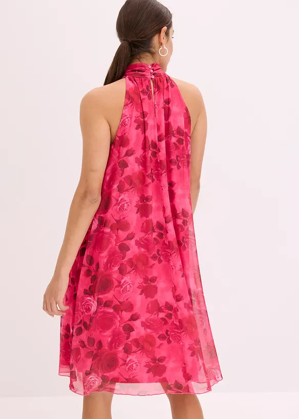 Gedessineerde mesh jurk, bonprix
