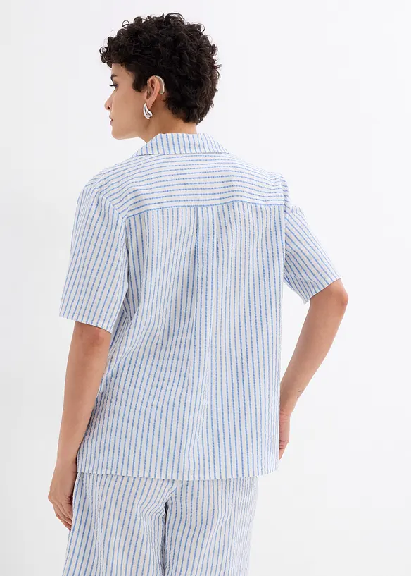 Overhemdblouse van katoen, bonprix