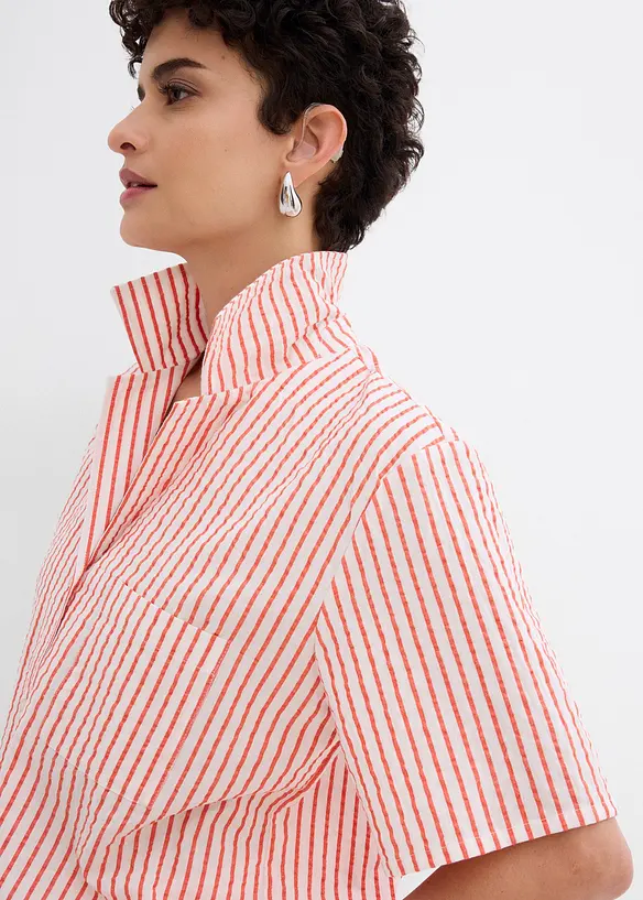 Overhemdblouse van katoen, bonprix