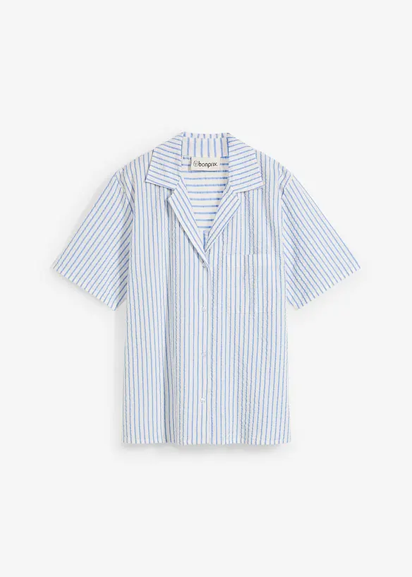 Overhemdblouse van katoen, bonprix