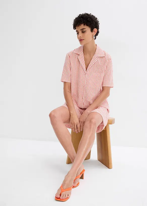 Overhemdblouse van katoen, bonprix