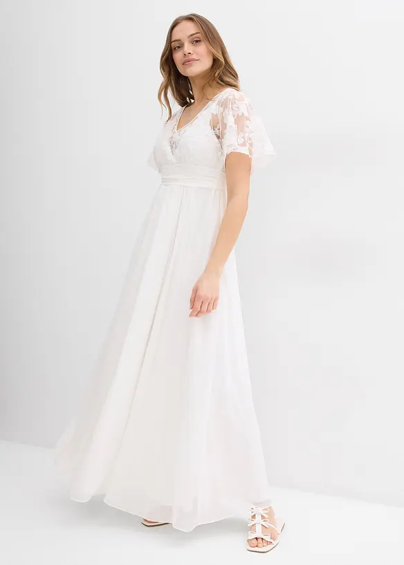 2-in-1 zwangerschaps- trouwjurk met discrete borstvoedingsfunctie, bonprix