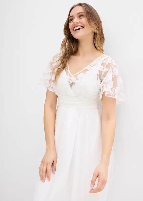 2-in-1 zwangerschaps- trouwjurk met discrete borstvoedingsfunctie, bonprix