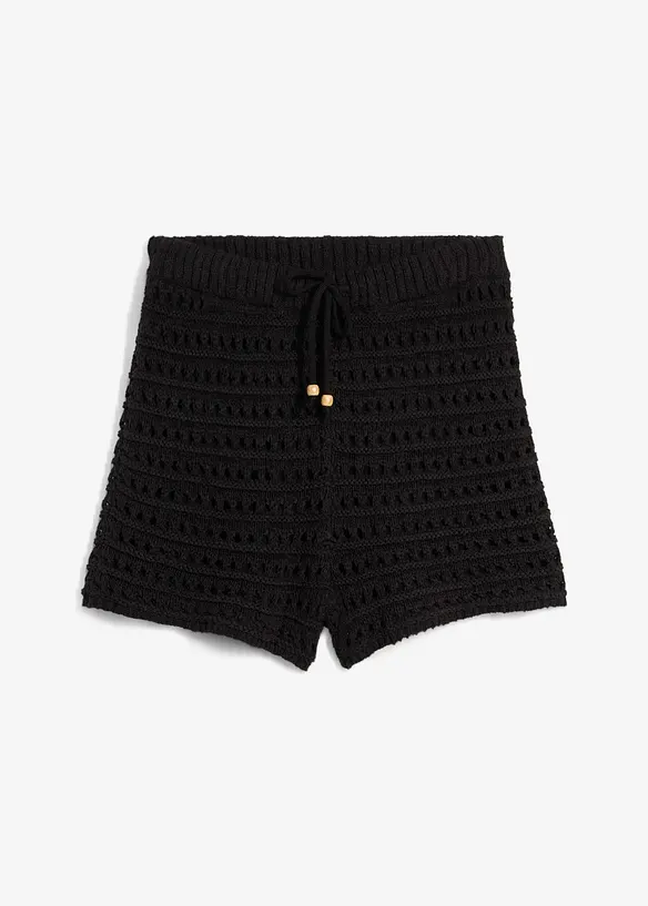 Gebreide short met voering, bonprix