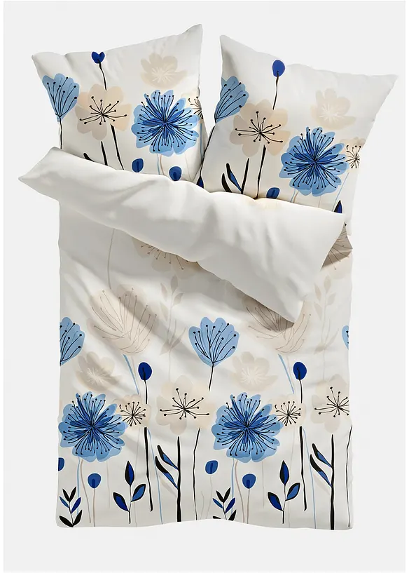 Dekbedovertrek met bloemenprint, bonprix