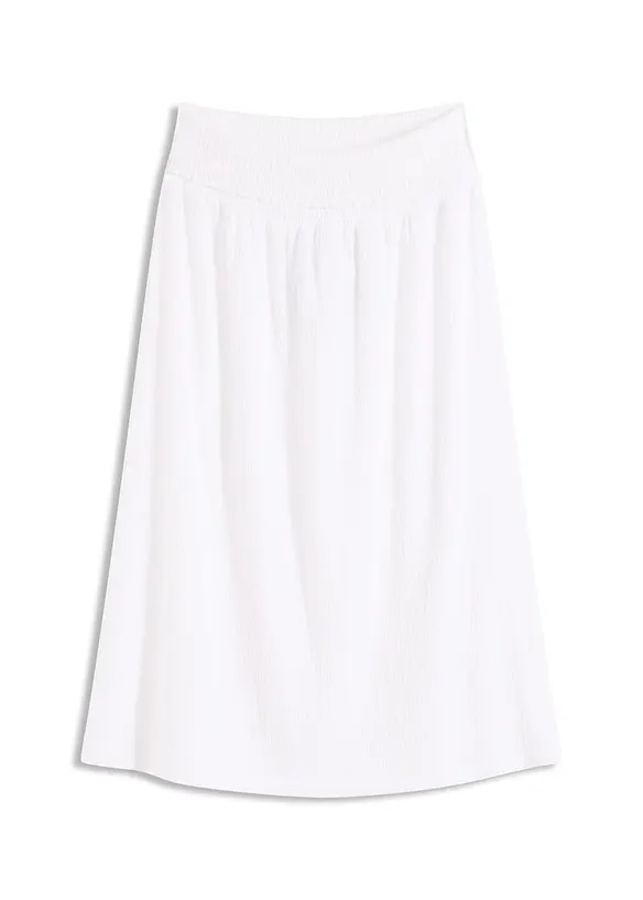 Jersey rok met brede tailleband, bonprix