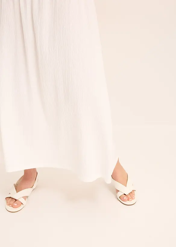 Jersey rok met brede tailleband, bonprix