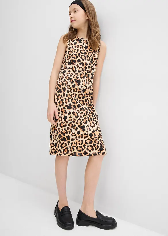Jersey jurk (set van 2) gemaakt van puur biologisch katoen, bonprix
